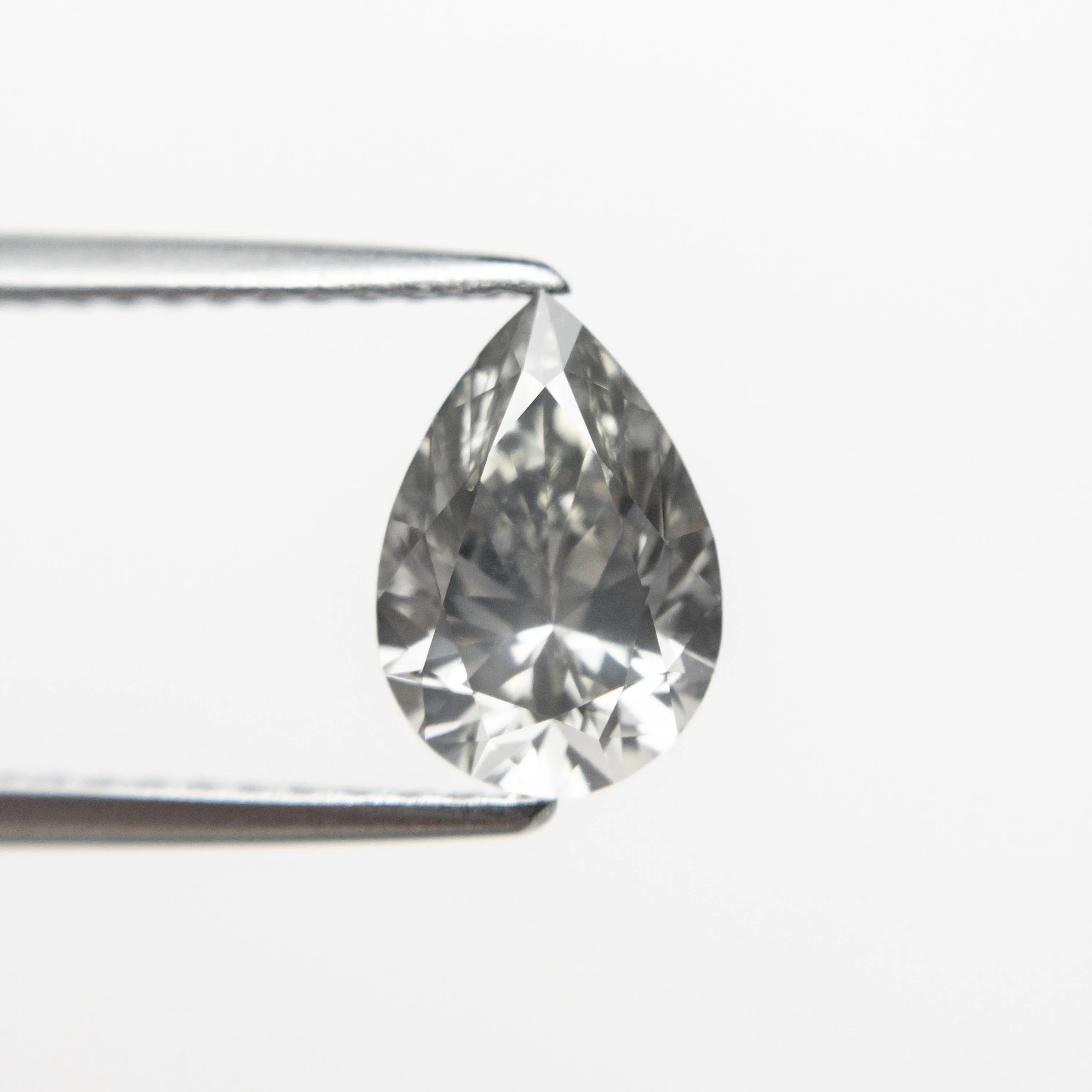 1.06ct 8.31x5.70x3.70mm Fancy Grey Pear Brilliant 19913-07