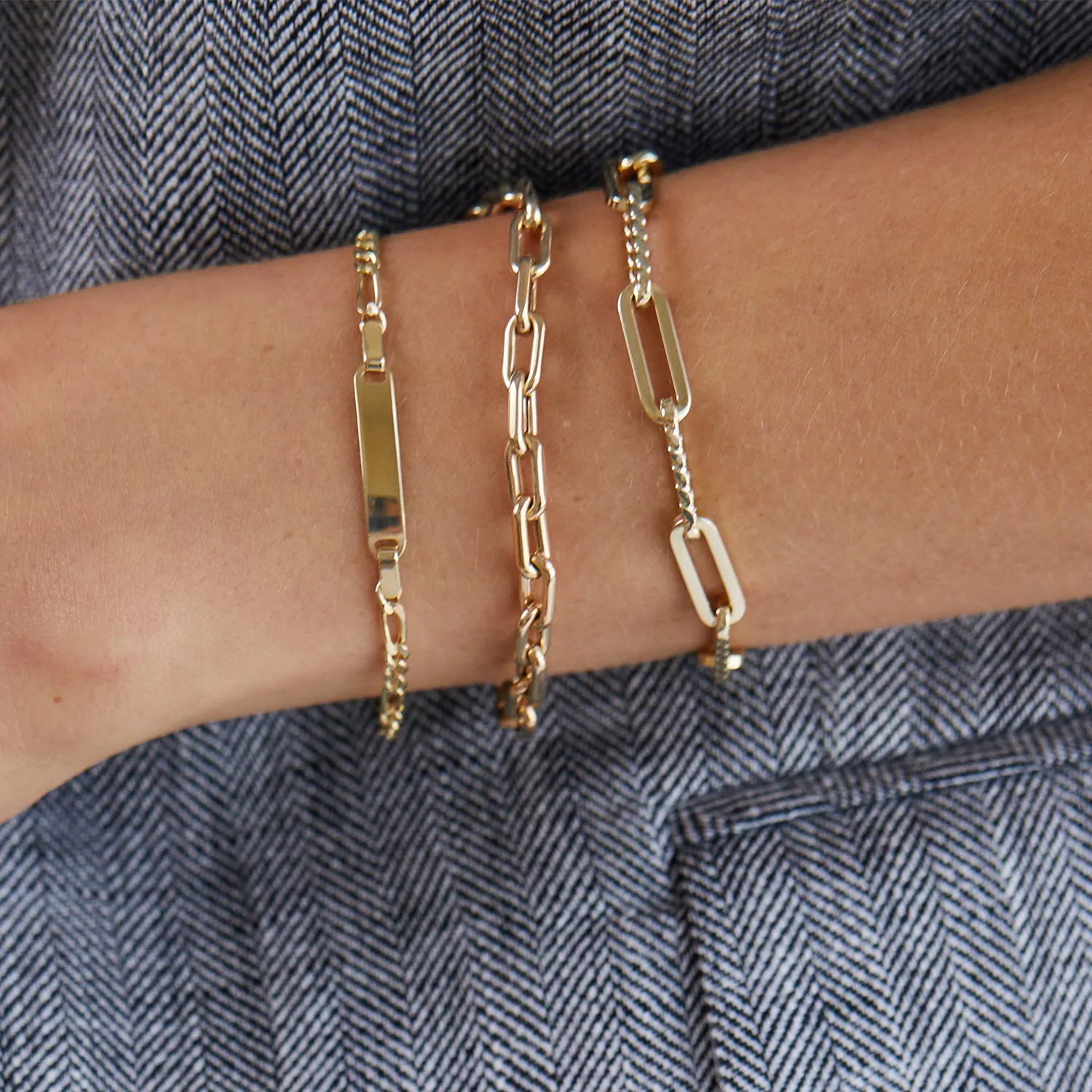 14K Grand Beverly Chain Bracelet