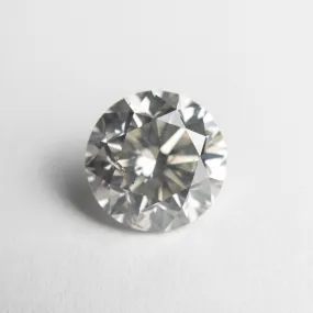 2.71ct 8.45x8.43x5.80mm SI2+ Fancy Grey Round Brilliant 18843-01