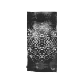 BLACK SPACE METATRONS CUBE PREMIUM TOWEL