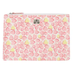 Bonton Thais Pouch Pink Heart Print