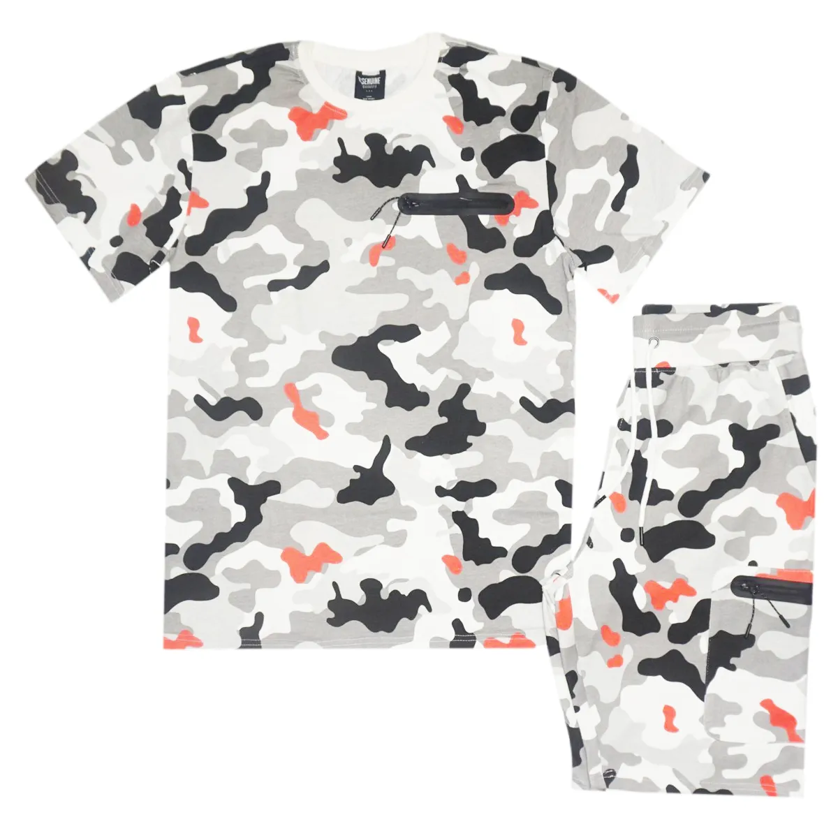 Camo Short Set (Grey) /C9