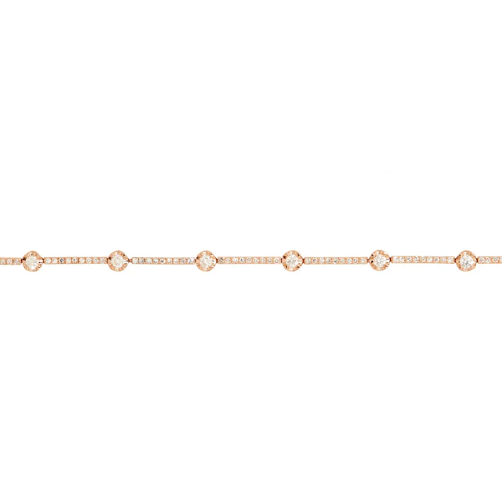 Diamond Bar Connect Bracelet