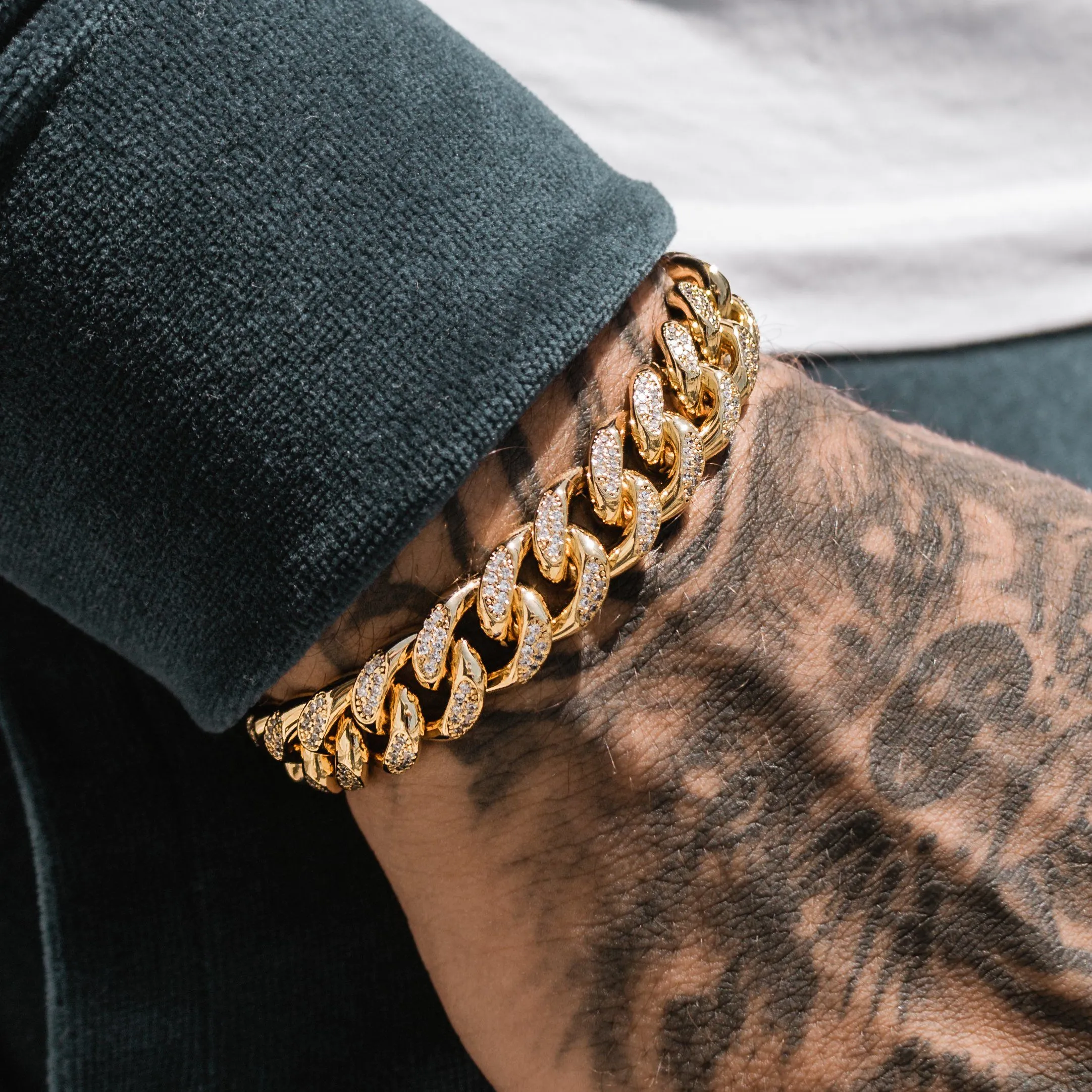 Diamond Cuban Link Bracelet 10mm