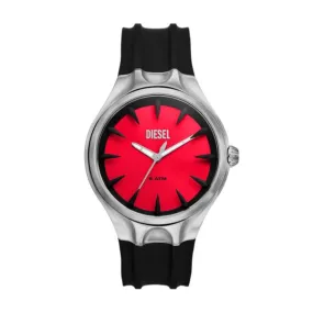 Diesel Black Silicone Watch