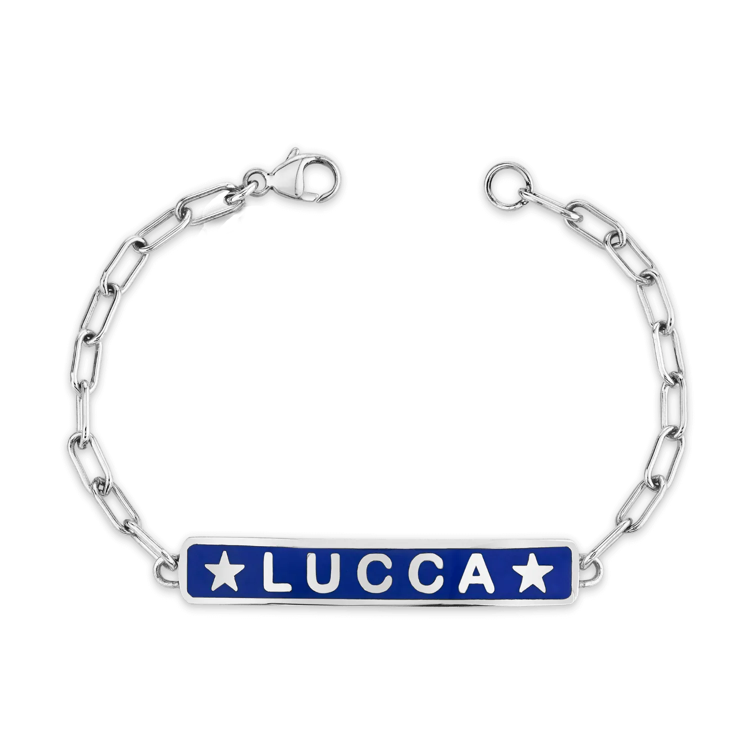 Enamel Star ID Bracelet