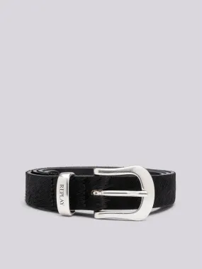 FUR LEATHER BELT