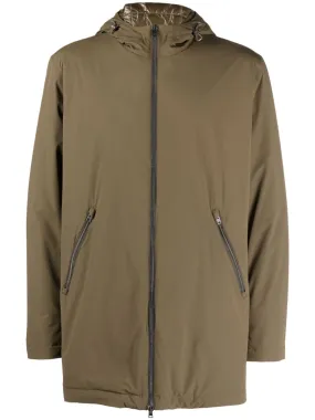 Herno Imperméable vert militaire à capuche