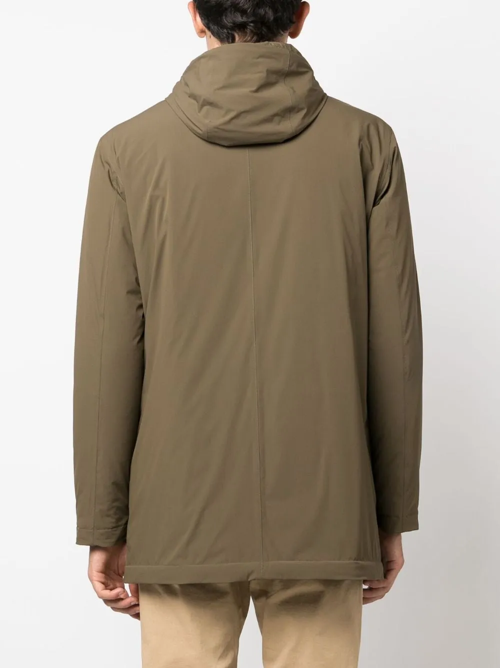 Herno Imperméable vert militaire à capuche