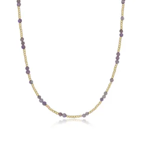 Hope Unwritten Gemstone Choker - Amethyst