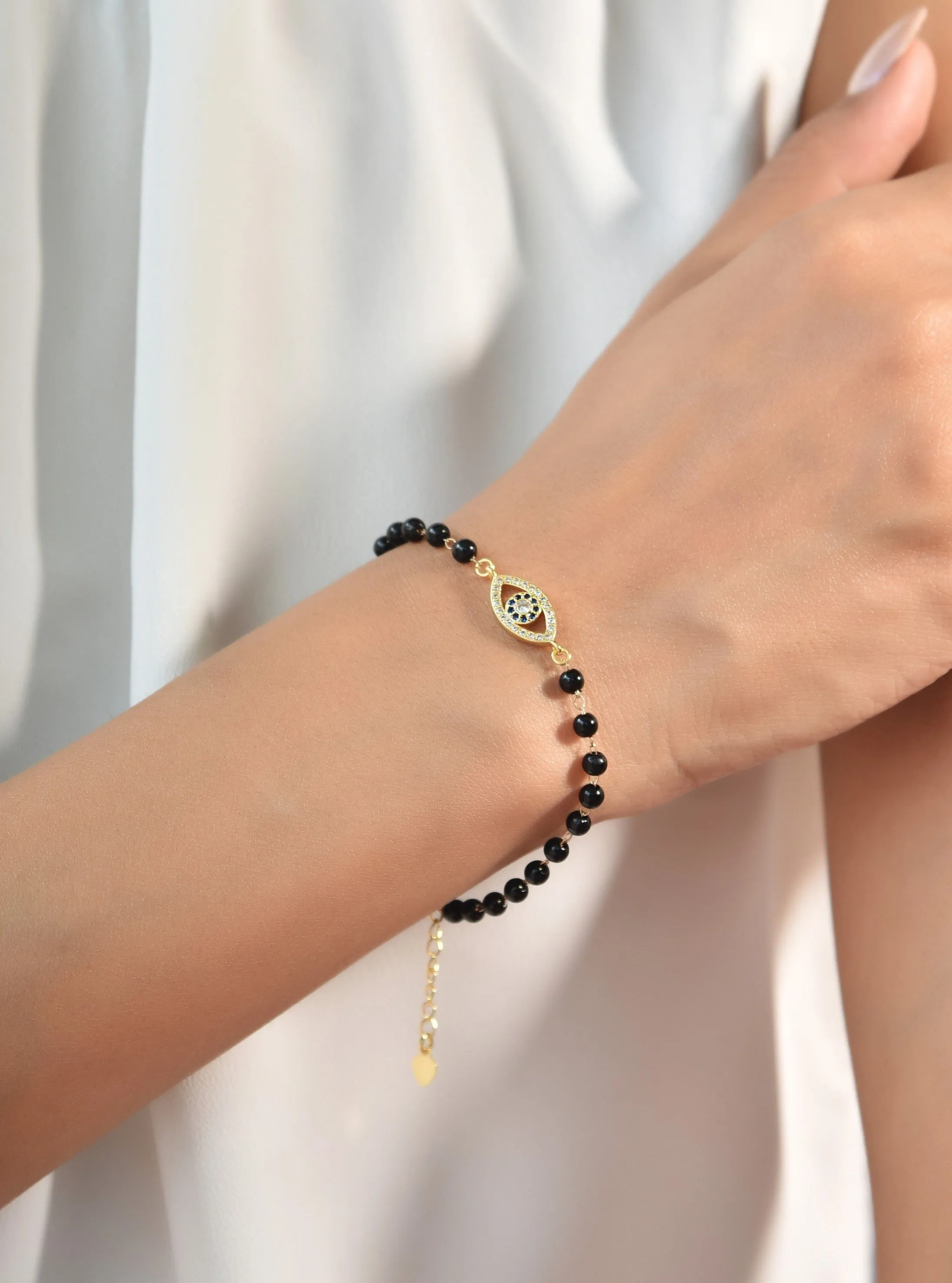 Klissaa Evil Eye Mangalsutra Bracelet