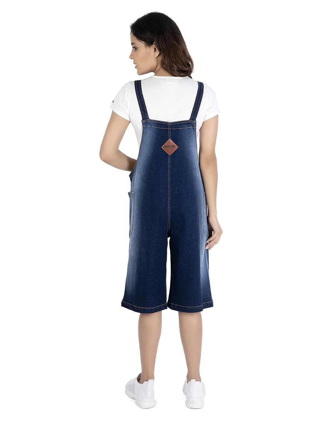 NaughtyDungaree Loose Fitting Quarter Length Dungaree