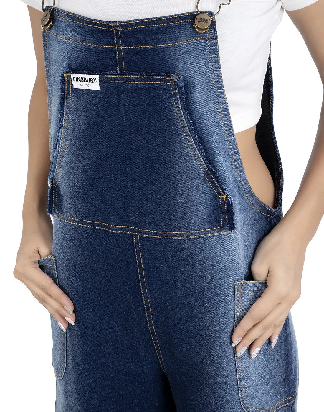 NaughtyDungaree Loose Fitting Quarter Length Dungaree