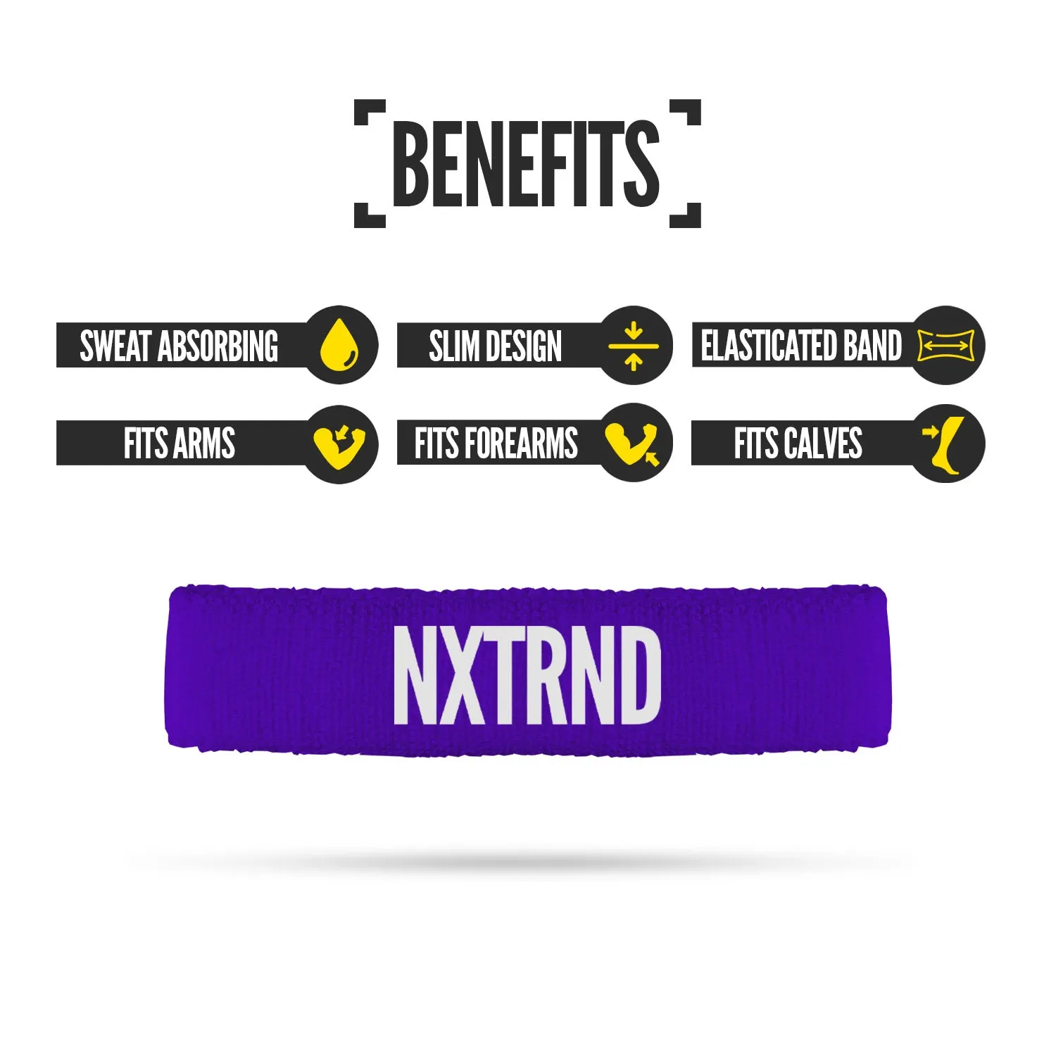 NXTRND Arm Bands Purple (1 Pair)