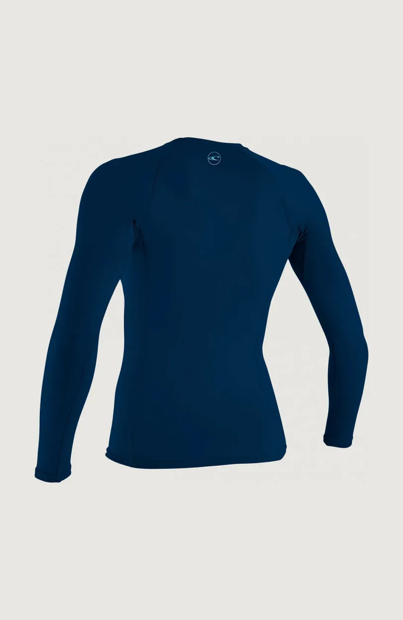 Premium Skins Long Sleeve Rash Guard | Dark Blue