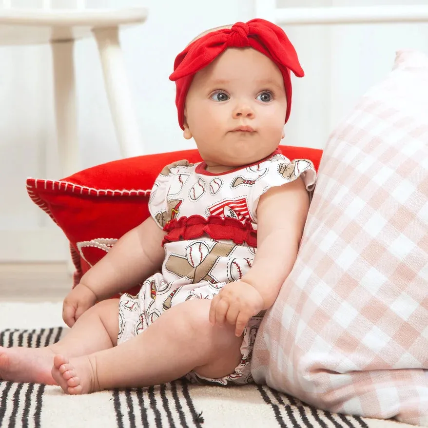 Romper, Batter Up Pink