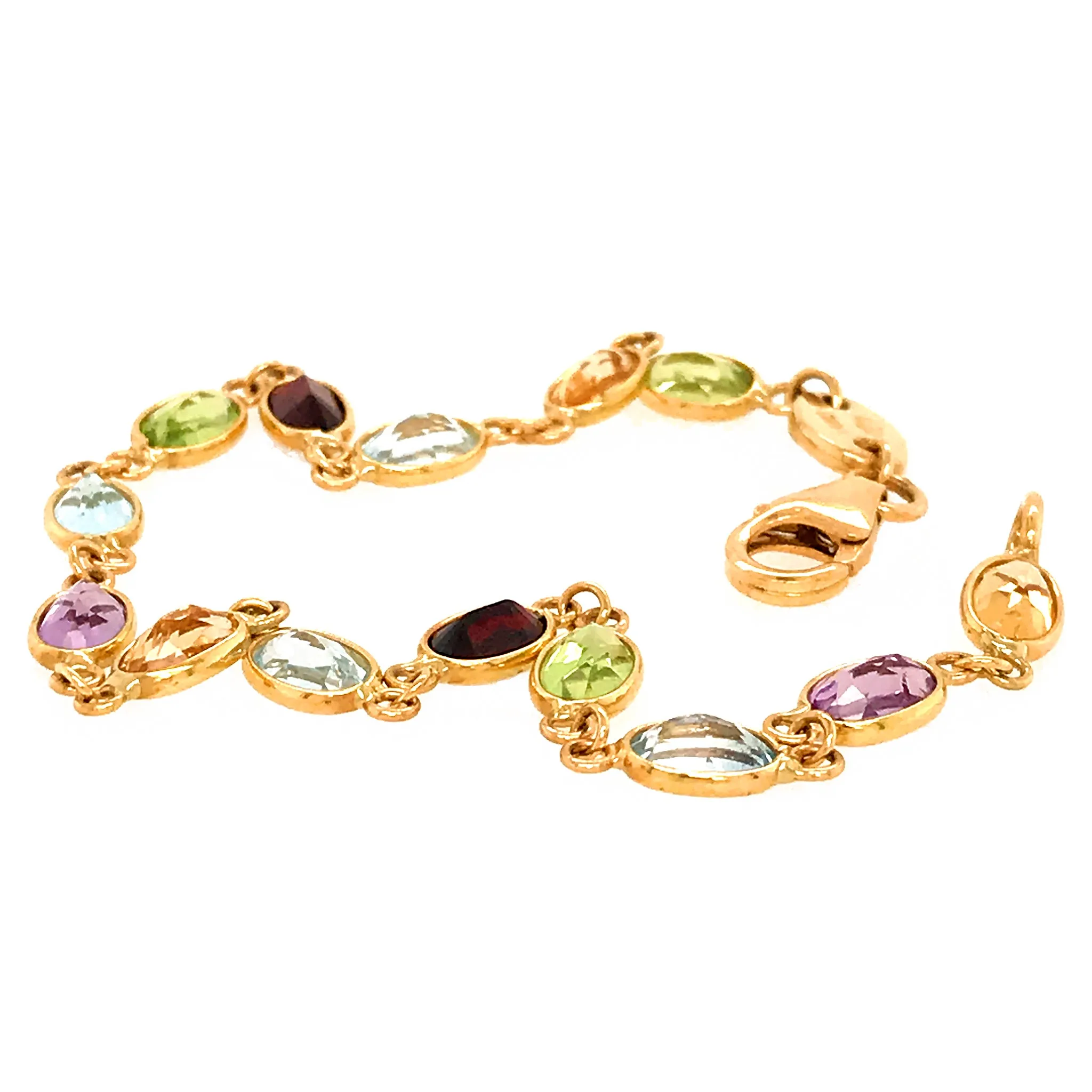 Semi Precious Candy Bracelet in 18k Gold