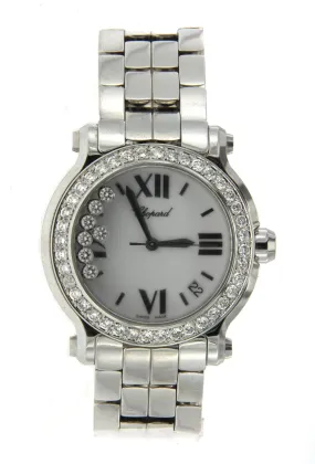 Stainless Steel Round Medium Chopard Happy Sport