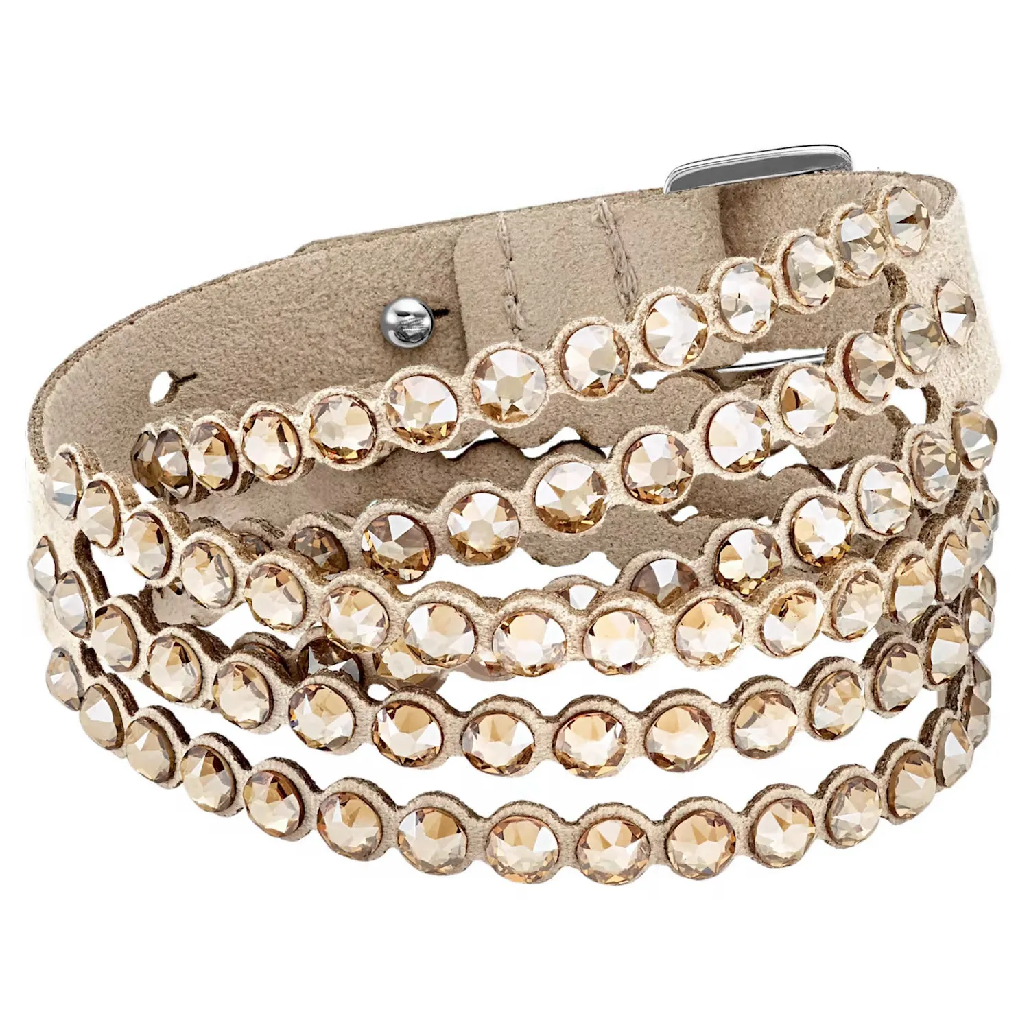 Swarovski Power Collection Bracelet, Beige, Rhodium plated -5494230