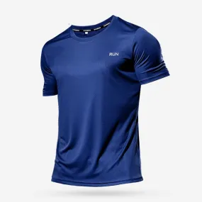 T-shirt en polyester à séchage rapide pour homme GN Sports - Run