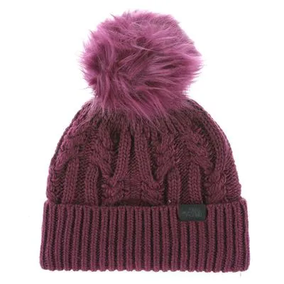 The North Face Womens Oh Mega Fur Pom Beanie