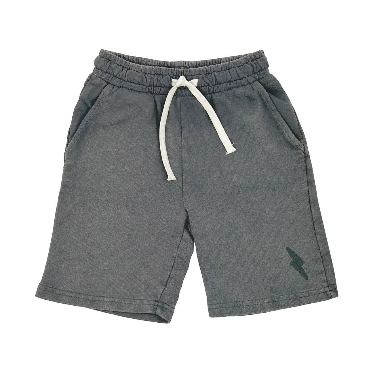 TINY WHALES ROAD TRIPPER SWEAT SHORTS | MINERAL BLACK